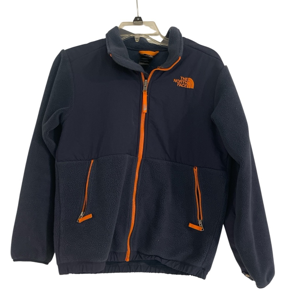 The North Face Navy and Orange Fleece Jacket